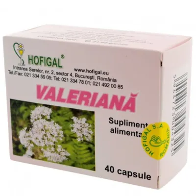Valeriana, Hofigal | 40 capsule