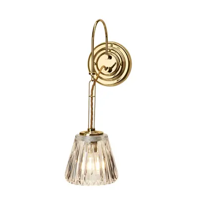 Aplica Demelza 1 Light Wall Light – Polished Brass