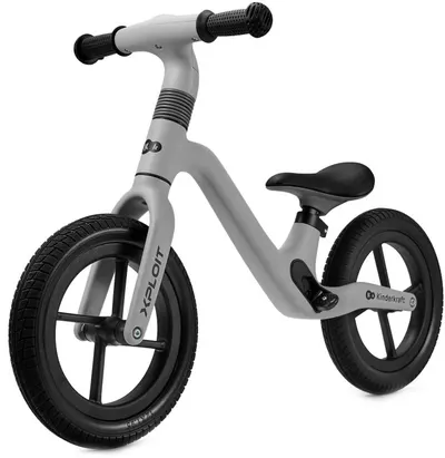 Bicicleta de echilibru KinderKraft - Xploit, gri