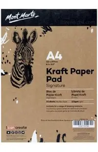 Caiet schite A4 Kraft