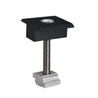 El-Mc Mid Clamp For Framed Panel 30-50mm Black