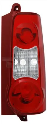 Stop tripla lampa spate stanga potrivit CITROEN BERLINGO CAROSERIE 2008-2012 - (Semnalizator alb, culoare sticla: rosu)