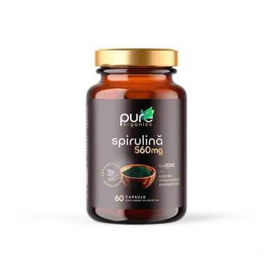 Spirulina – Superaliment pentru energie - 60cps PureOrganics