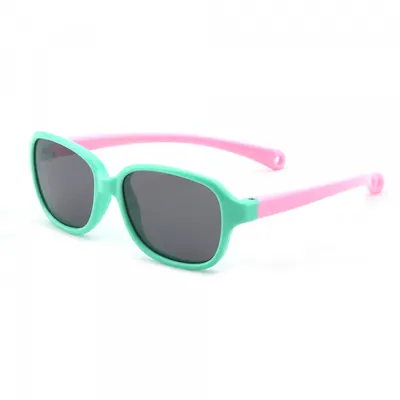 Ochelari De Soare Bebelusi Techsuit 8192-C1, Polarizati, Verzi Roz