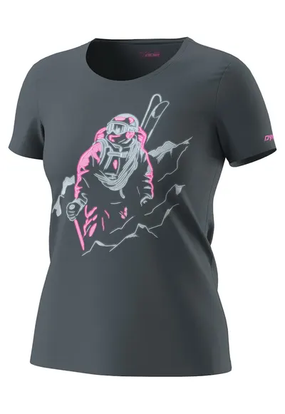 Tricou bumbac dama Blacklight - Gri