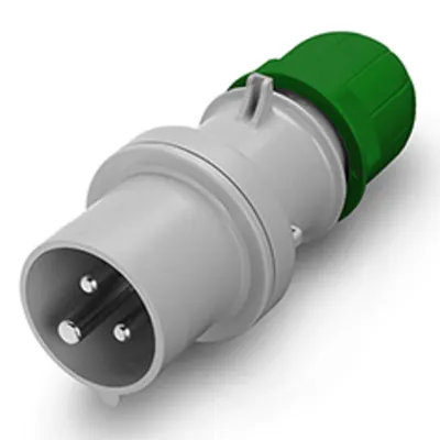Stechern16A 2P+E 2h >50V >300-500Hz terminal cu surub