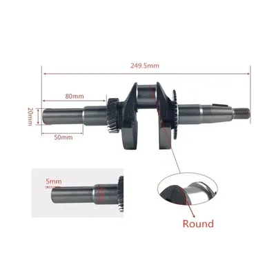 Ambielaj Motor HONDA GX 140 ,160 , 200 ,3/4 inch-20mm cu pana
