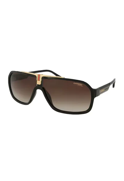 Ochelari de soare cu lentile in degrade - Auriu/Negru/Maro