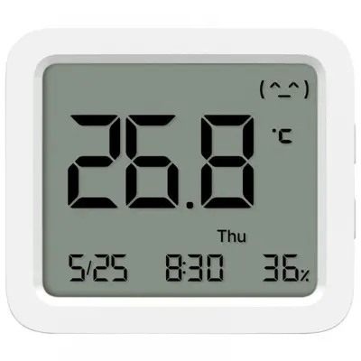 Stație meteo Xiaomi - Mi Temperature and Humidity Monitor 3, albă