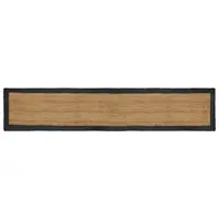 vidaXL Covor de zonă Gri închis 60 x 400 cm Iută