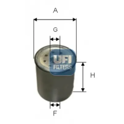 Filtru combustibil UFI 24.121.00