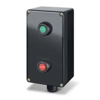 Doza aparentan220x120x90mm IP66 1xSTART 2NO + 1xSTOP 2NC THERMOSETTING