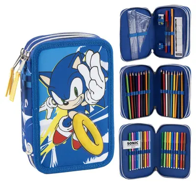 Penar echipat Cerda Sonic - 3 compartimente cu fermoar