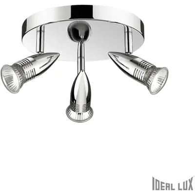 Plafoniera Alfa 3 becuri, dulie GU10, D:210 mm, H:160 mm, Crom