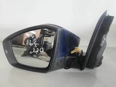 Oglinda stanga cu rabatare electrica culoare albastru - lf5a 5E1857507N Skoda Octavia 3 facelift (2017-2019)