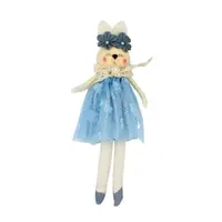 Decorațiune Zooky animăluț iepuraș rochiță bleu