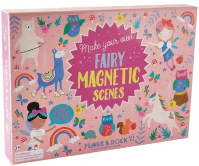 Scene magnetice pentru copii Floss and Rock - Zana curcubeului
