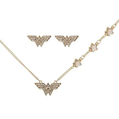 Set bijuterii cu suport - Wonder Woman