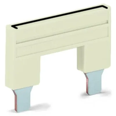 Push-in type jumper bar; insulated; from 1 to 5; Nominal current 57 A; light gray