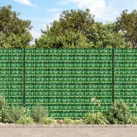 vidaXL Bandă de intimitate PVC 70x0,19 m Verde