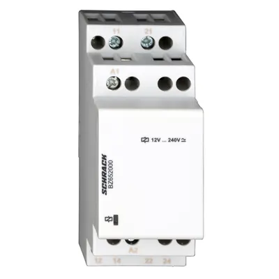 Releu de serviciu modular 12-240VAC/DC, 2CC, 2UH