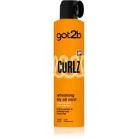 got2b Curlz Refreshing Dry Oil Mist ceață de ulei uscată pentru par ondulat si cret