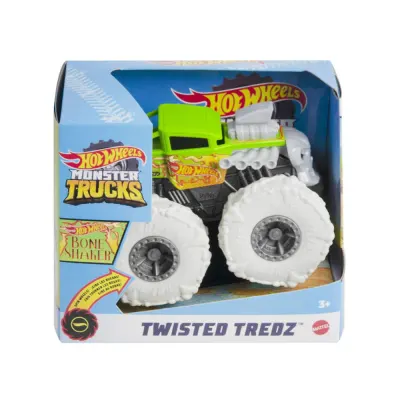 Masina de teren, Hot Wheels, Twisted Tredz, 1:43, Bone Shaker, GVK38