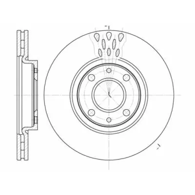 Disc frana REMSA 6443.10
