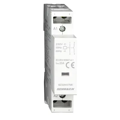 Contactor modular (1UH) 20A, 2ND, 230Vca, seria AMPARO