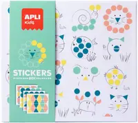Joc cu stickere Apli - Animale
