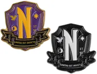 Insigna Moriarty Art Project Television: Wednesday - Nevermore Academy