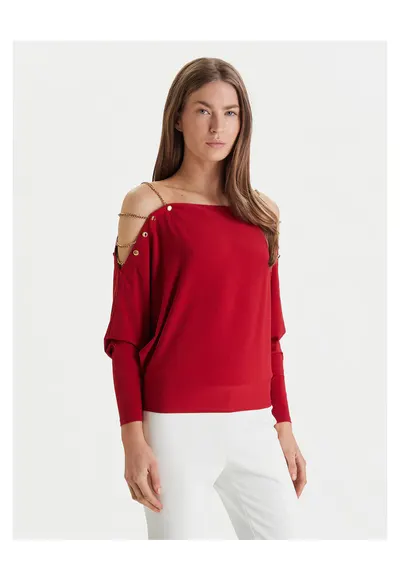 Bluza dama - rosu - poliester