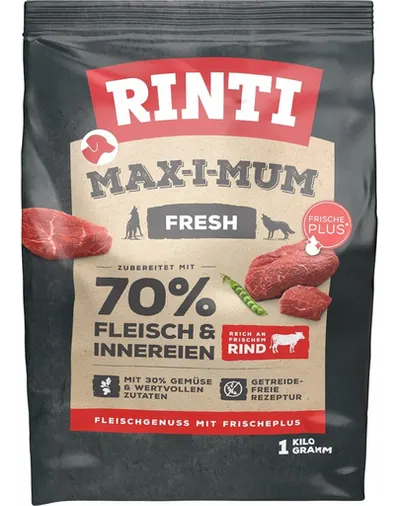 RINTI MAX-I-MUM Beef hrana uscata pentru caini adulti, cu vita 1 kg