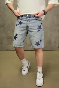 Blugi Scurți Denim Light Blue Star Edition Psas216(1680) (mărime: 30)