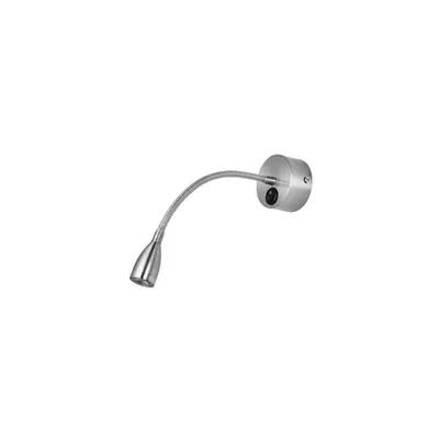 Plafoniera FLEX Crom Aluminiu Adjustable Intrerupator On/Off LED 3 Wat 190Lm 3000K IP20