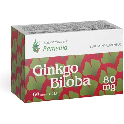 Ginkgo Biloba 80mg 60cps