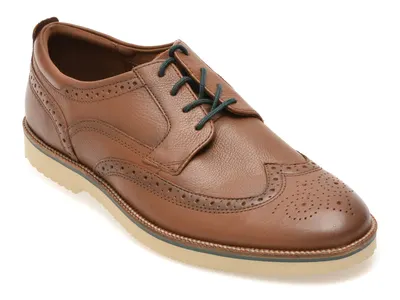 Pantofi eleganti CLARKS maro, TAHOE LIMIT, din piele naturala