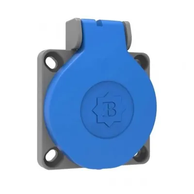 Priza Schuko cu Montaj pe Panou Bemis BY8-1402-2700 2P+E, 16A, 250V, IP44