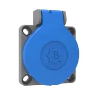 Priza Schuko cu Montaj pe Panou Bemis BY8-1402-2700 2P+E, 16A, 250V, IP44