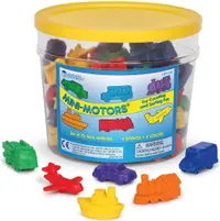 Learning Resources Sortare figuri - Vehicule, 72 piese