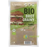 Paine Toast cu Seminte fara Gluten Ecologica/Bio 430g