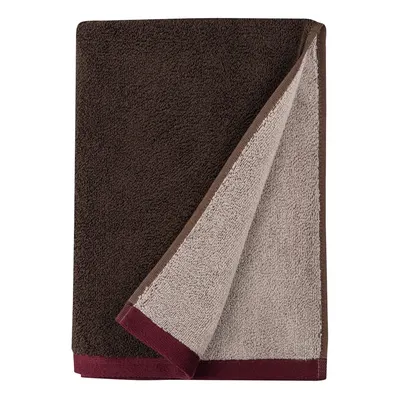 Prosop maro din bumbac organic din frotir 50x90 cm Soft – Mette Ditmer Denmark