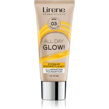 Lirene ALL DAY GLOW! machiaj lichid lucios pentru un efect de lunga durata