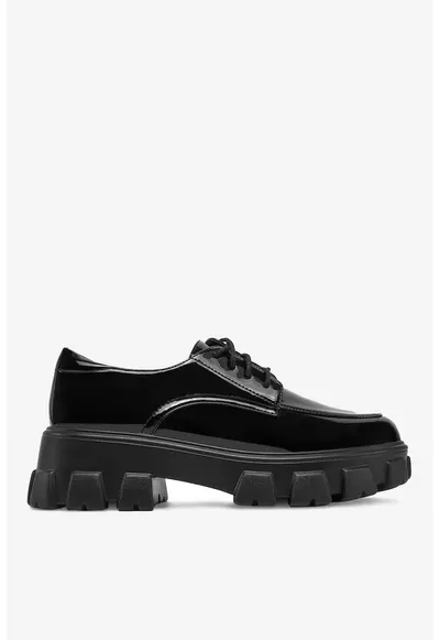 Mocasini Negru - Material Sintetic - Negru