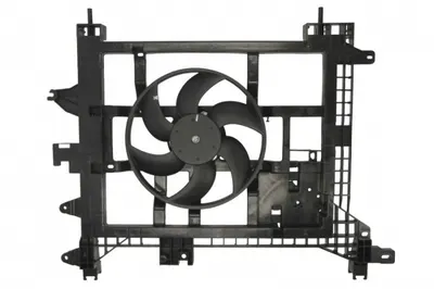 Ventilator radiator (cu carcasa) potrivit DACIA DUSTER, DUSTER SUV; RENAULT DUSTER 1.5D-1.6LPG 04.10