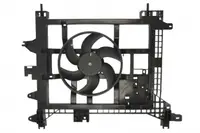Ventilator radiator (cu carcasa) potrivit DACIA DUSTER, DUSTER SUV; RENAULT DUSTER 1.5D-1.6LPG 04.10-