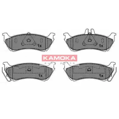 Set placute frana, frana disc KAMOKA JQ1013216