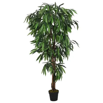 vidaXL Arbore de mango artificial 1050 de frunze 200 cm verde