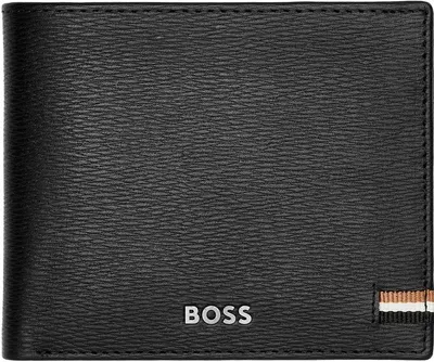 Portofel pentru bărbați Hugo Boss Iconic - Cu capac, negru