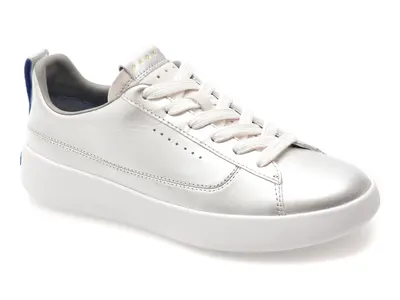 Pantofi sport GEOX argintii, D658KD, din piele naturala